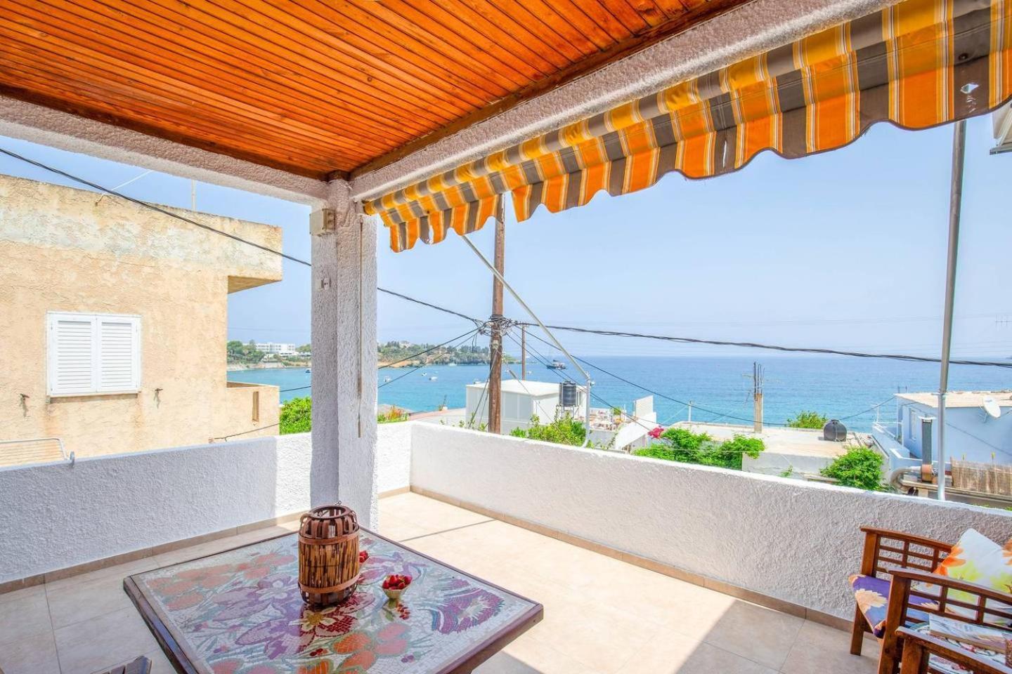 Agia Pelagia Blue Apt With Seaview 50M From Sea Apartman Kültér fotó
