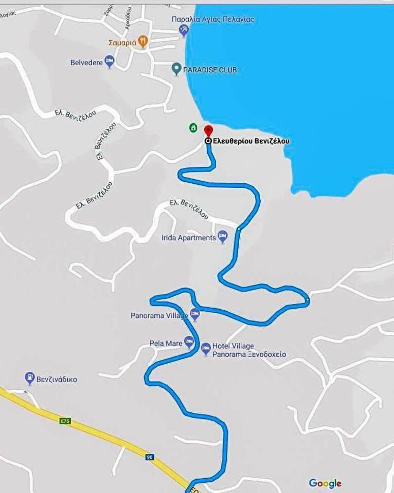 Agia Pelagia Blue Apt With Seaview 50M From Sea Apartman Kültér fotó